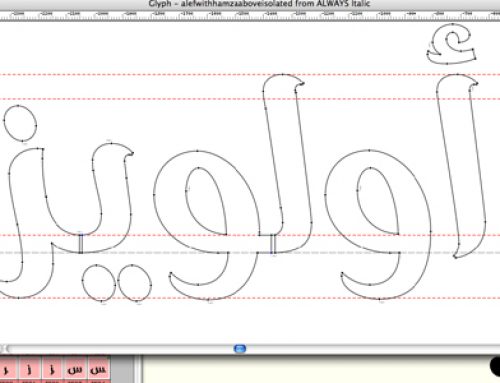 Always Arabic letters have wings